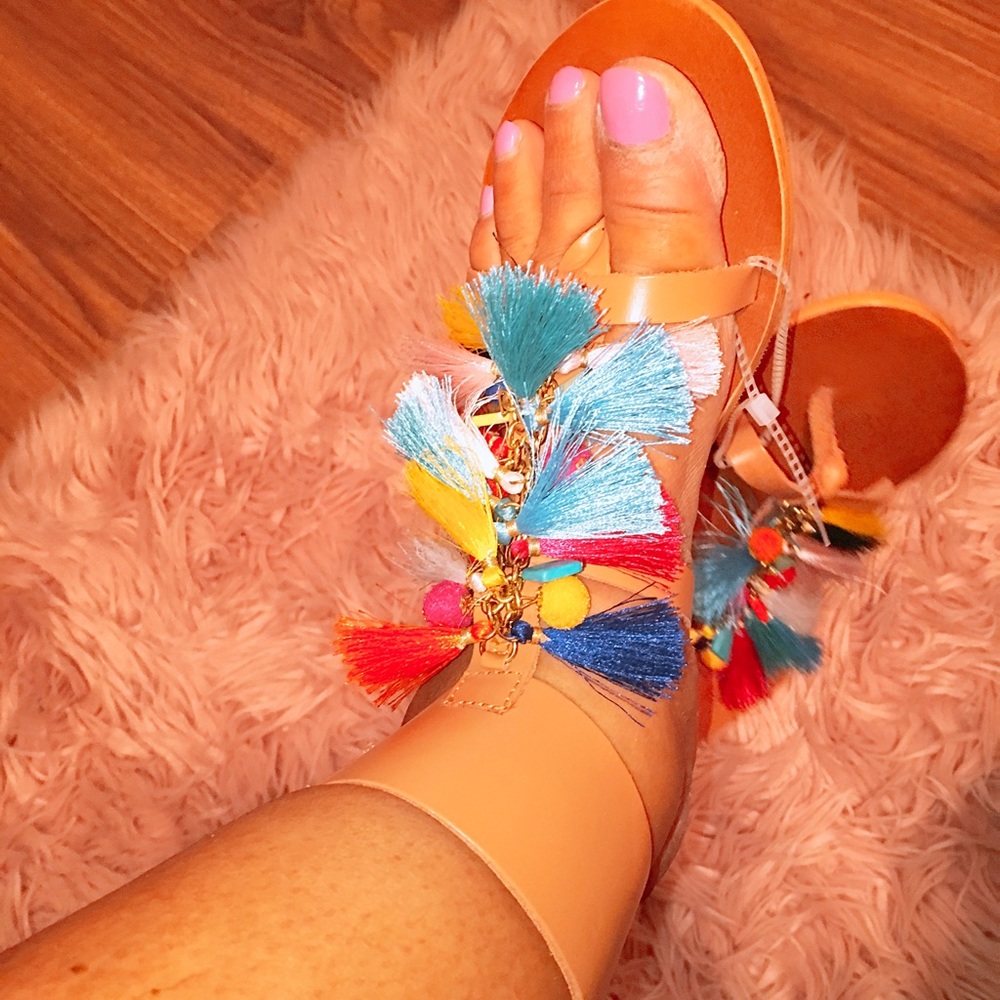 NWT Steve Madden COLORFUL Wmns 9 Sandal - Picture 6 of 9